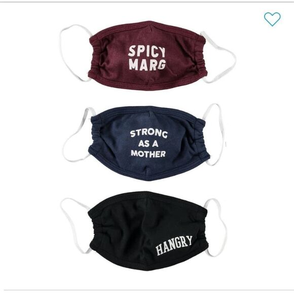 Accessories - 3 Pack of Face Masks